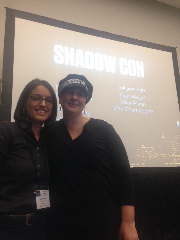 @ekazemi @TracyZager rockin Shadowcon!!!!
