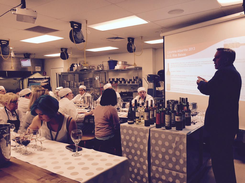 tatiana_reif's tweet photo. Learning (and enjoying!) about Spanish wine with @Wines_fromSpain at @LCBBoston #BestofSpainClass #spanishwine #wine http://t.co/jdcdYlYSdp