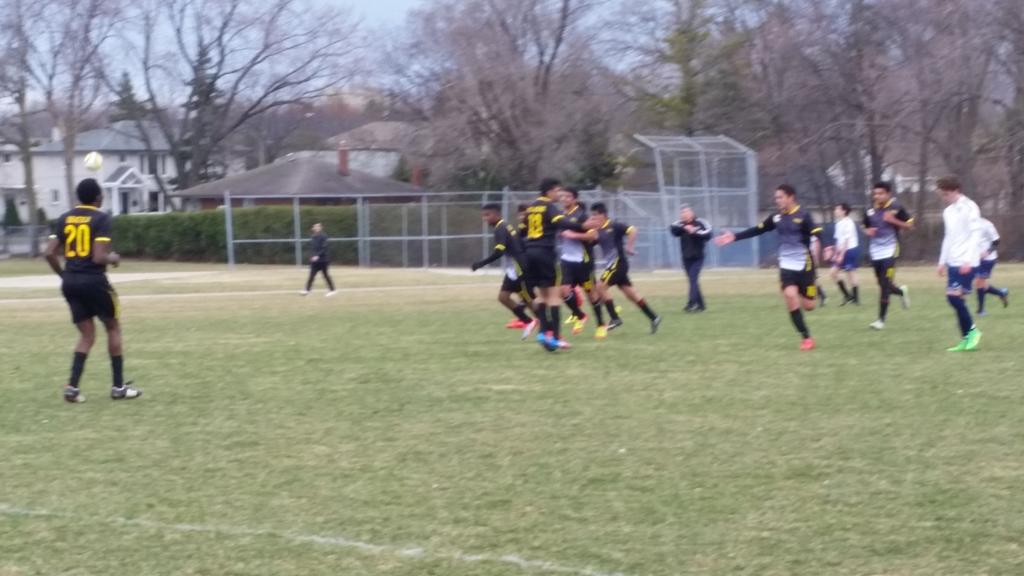 Our first game of the season. Senior boys soccer team wins 3-2. Go Hawks! <a href="/GraydonHawks/">Gordon Graydon MSS</a> <a href="/PeelSchools/">Peel District School Board</a> <a href="/Mr_Mac14/">Mr. McNamara</a>