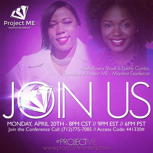 ProjectMEEnt's tweet image. Join our FREE virtual series! Reserve your spot today! @imEbony @CoachKianaShaw #ProjectME projectme.instapage.com