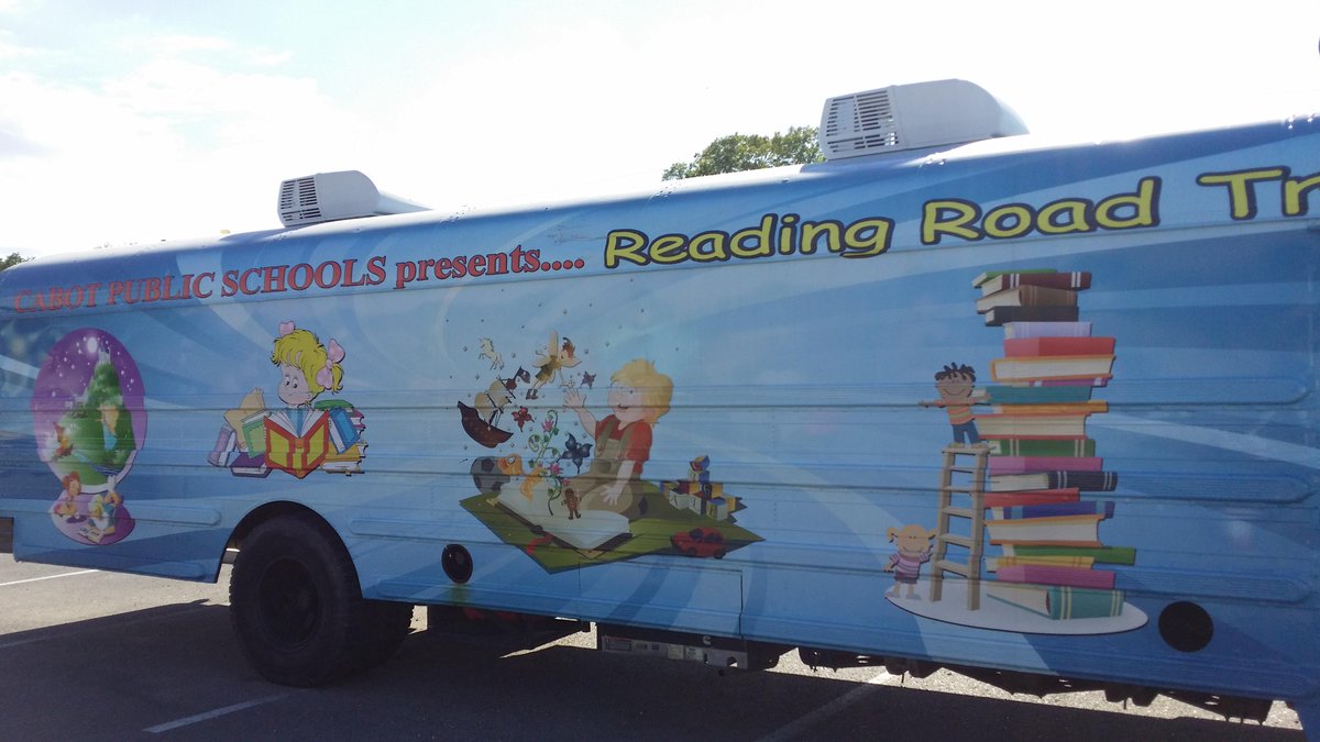 The Reading Road Trip is ready for a big night <a href="/CentralCabotpK4/">Central Elementary</a> Family Night.