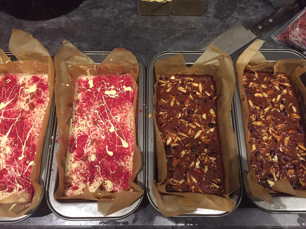 Hiya. Coconut flapjack dolled up for the weekend.Have a good one all. Hope it stays sunny.😅 Ronx