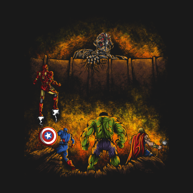 MDNerd's tweet photo. Attack on Ultron

By: Barbadifuoco
Get One! --> http://t.co/jDUq0KJ0Kb

#Avengers #AttackOnTitan
#Nerdvana http://t.co/90I3DUVN6E