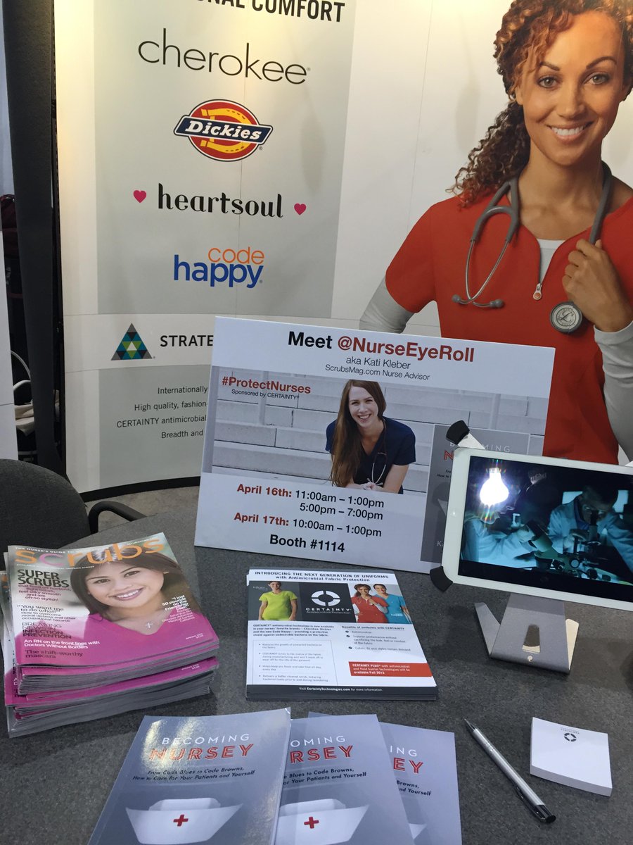 CertaintyTech's tweet image. Meet &amp;amp; greet Nurseonality Kati Kleber @NurseEyeRoll 5-7 TODAY! SPI #Certainty Booth 1114 #AONE2015