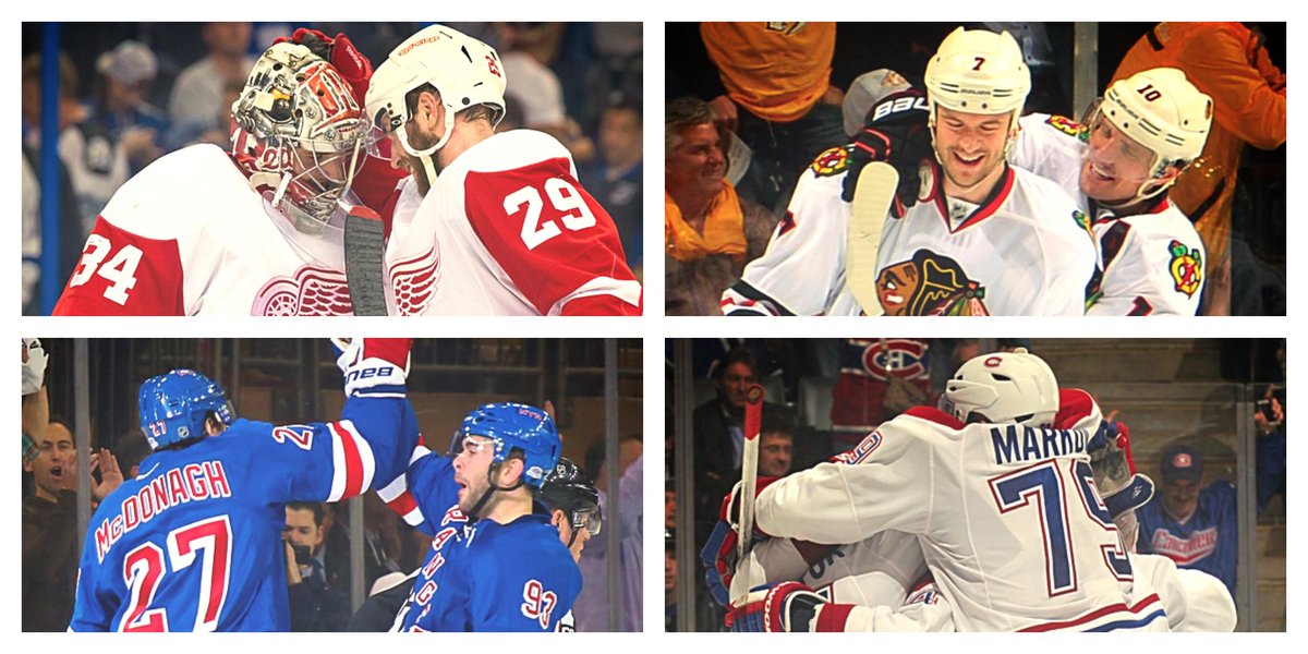 SportsCenter's tweet photo. There are 4 Original Six teams in this year's playoffs &amp; each won their respective openers. (via @ESPNStatsInfo) http://t.co/ALmCj7w965