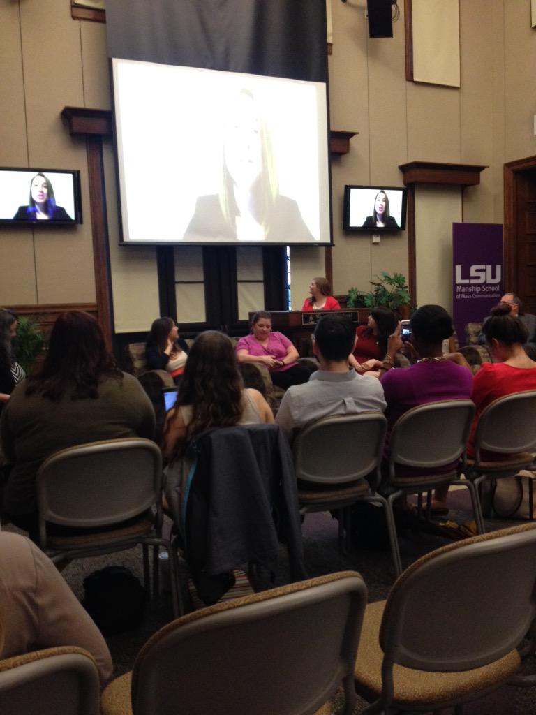 abigail_mill's tweet photo. So many great speakers came today! Love hearing their experiences and stories. #lmmc4001 http://t.co/f9uDAH7nj7