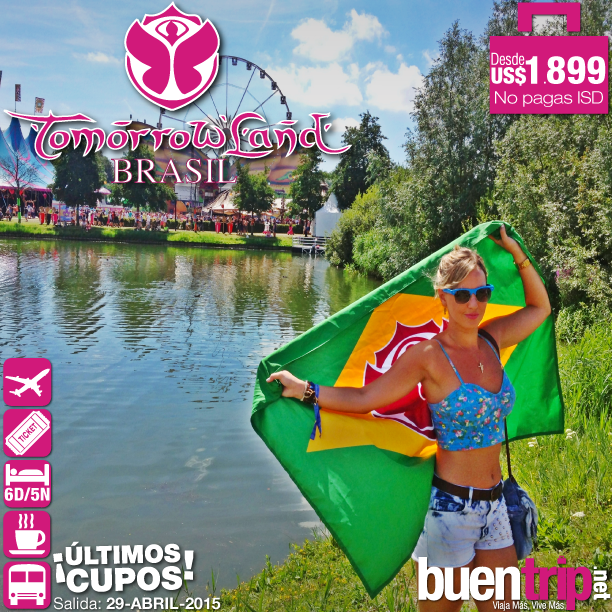 CarlosVerareal's tweet photo. RT @BuentripEC:A 2 semanas de @TMLBrasil nos quedan solo 4 CUPOS para #CompraInmediata desde $1.899 http://t.co/WMVgS26RrW