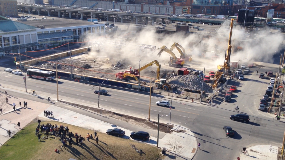 the_edge's tweet photo. The final piece of Kool Haus was torn down yesterday. RIP. 
- @wade_macneil http://t.co/ZC4GFKYlcG http://t.co/RACFmFlseX