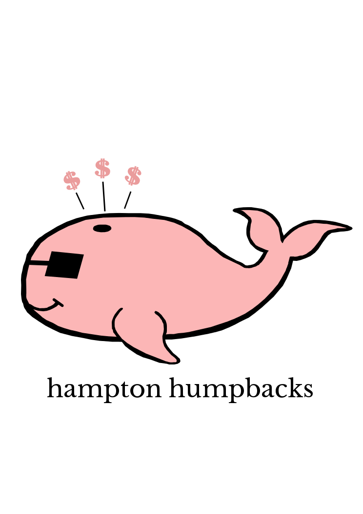 Purpl_Pudding's tweet photo. The last design, Hampton Humpbacks!

Cause nothing shows preppy-ness more than whales!#startup #tshirt http://t.co/UuCmWUJDIT