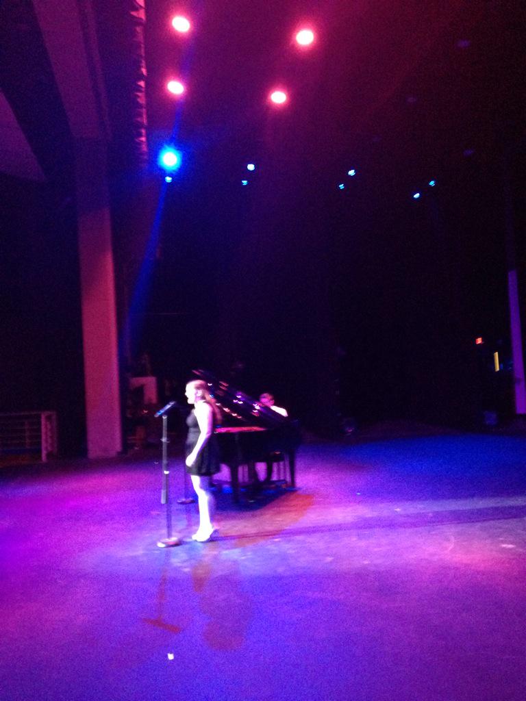 troySJP's tweet photo. Meg and Tyler take the stage for American Broadway...sing it, Meg! http://t.co/eA0qLqAxgw