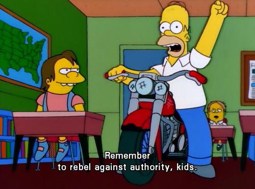 barci2605's tweet photo. #TheSimpsons #Rebel http://t.co/ulwyuOPoUU