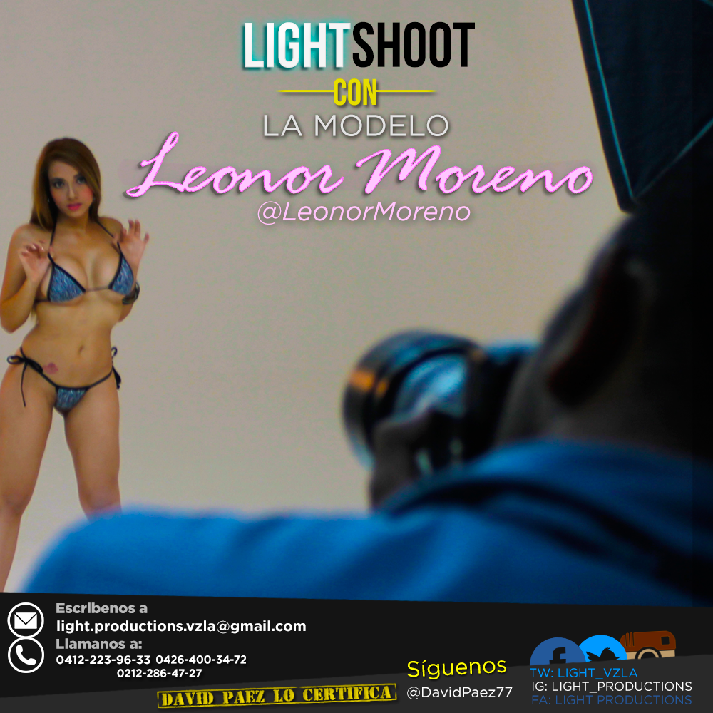 Light_vzla's tweet photo. #LightShoot con @LeonorMoreno ¡Cupos Limitados! ¿Te lo vas a perder? Contactanos http://t.co/bd03NwC4Ac
