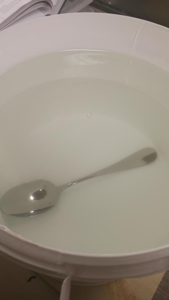 thesugarchef's tweet image. Again with the glucose. I walked away for a minute and it ate my spoon. #pastryproblems