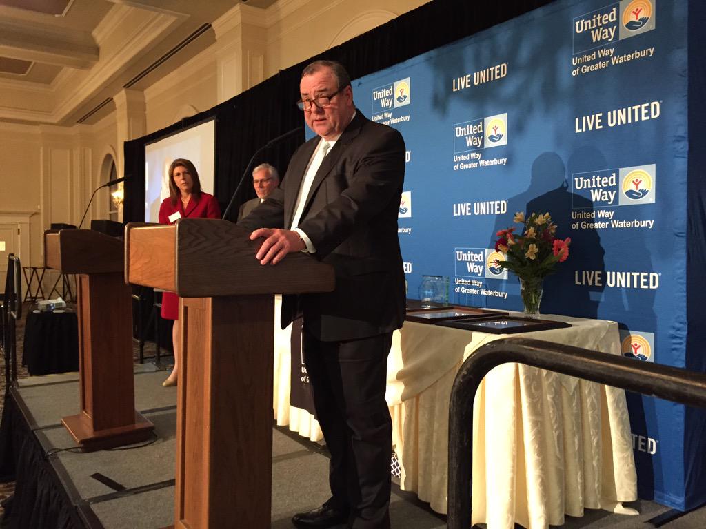 UnitedWayofGW's tweet image. @MayorOLeary speaks on 10-Year-Plan &amp;amp; pays tribute to the late Brian Gibbons #TakingStepsTogether