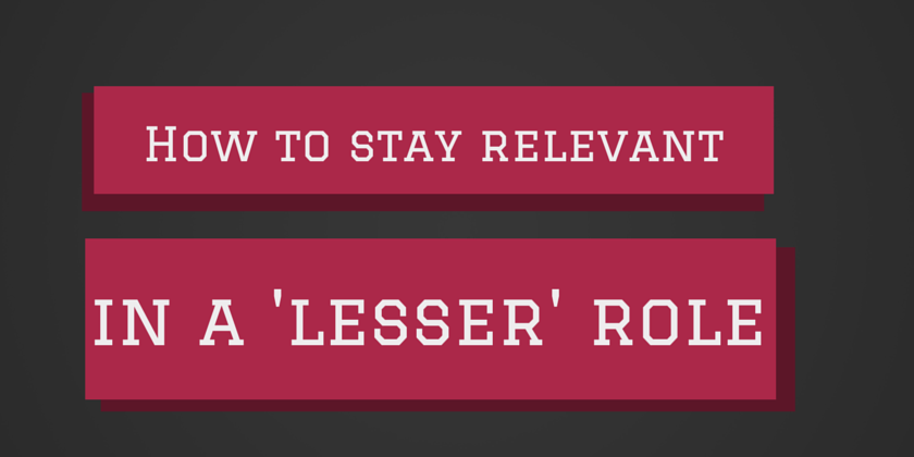 CarnegieCoach's tweet photo. How to stay relevant in a 'lesser' role
http://t.co/ze6TexmM1J http://t.co/0ufHIkhIf4