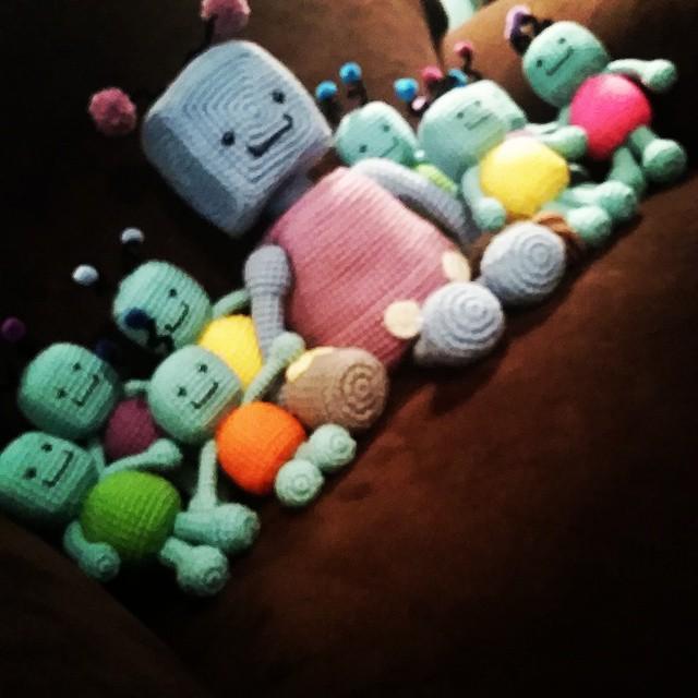 Otherbots's tweet image. #dottherobot of #facepaintingrobot #dot #robot #crochet #crochetrobot by facepaintingrobot