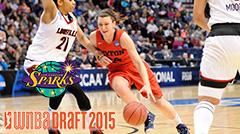 DaytonWBB's tweet image. Congrats to Andrea Hoover, the 31st overall pick of the 2015 @WNBA Draft! Selected by the @LA_Sparks!