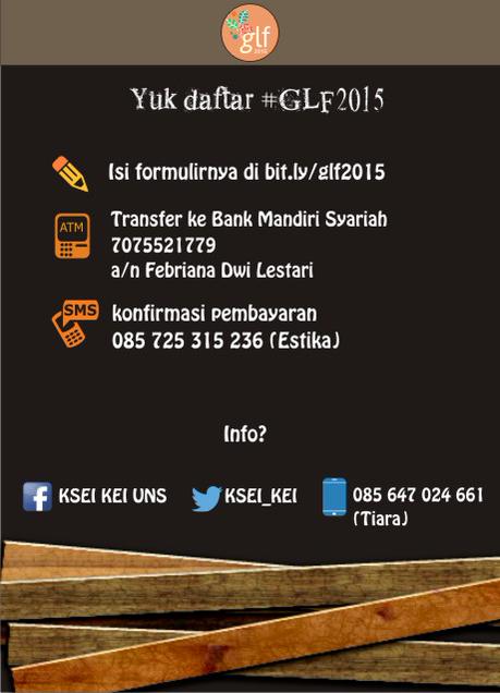 Yuk daftar #GLF2015 
Cc : <a href="/ksei_undip/">KSEI FEB UNDIP</a> <a href="/KSEI_ForSHEI/">forshei Walisongo</a> @kseifeunnes <a href="/KseiPolines/">polines-ksei</a> <a href="/Ksei_Himmah/">Himmah Fe Unissula</a> <a href="/comesbpdjateng/">COMES BPD JATENG</a>