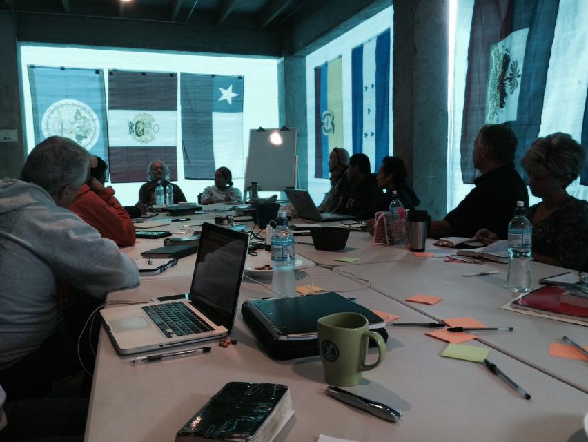 The Senior Leadership Team hard at work setting the course for the year ahead!