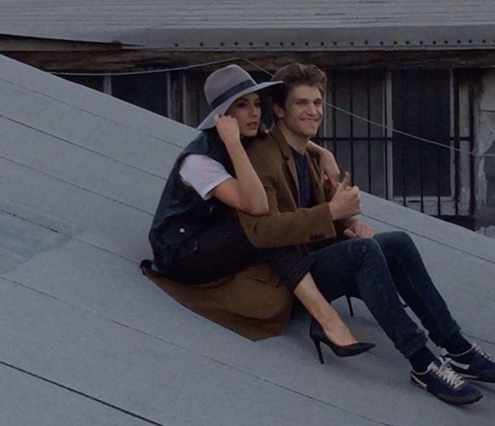 townsofrosewood's tweet image. behind scenes of #BecomeWithUs @ABCFamily @ABCFpll @SleepintheGardn @KeeganAllen #Treegan #Spoby 💋💕