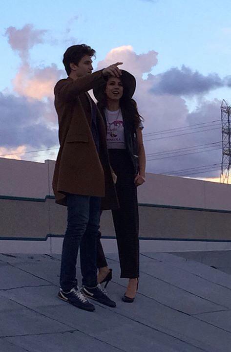 townsofrosewood's tweet image. behind scenes of #BecomeWithUs @ABCFamily @ABCFpll @SleepintheGardn @KeeganAllen #Treegan #Spoby 💋💕