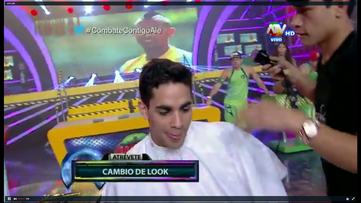 Combate_ATV's tweet photo. ¡Cambio de look para .@PabloMMorcillo! ¿Qué pasará? Participa con el HT #CombateContigoAle @atvpe http://t.co/lx3UxB0qED