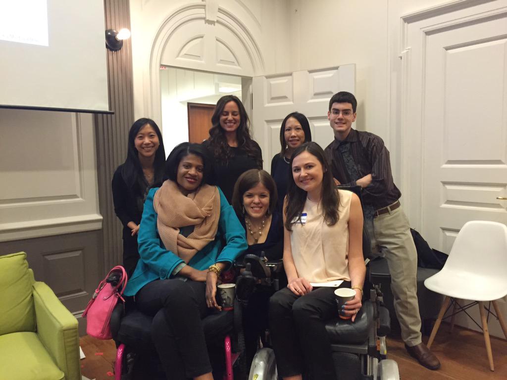 acmcarthur's tweet photo. Disability advocacy in action! Love #DiversabilityLaunch panel and audience! @LizTaub @ImTiffanyYu @BeckyMotivates http://t.co/IU9NllcLVO