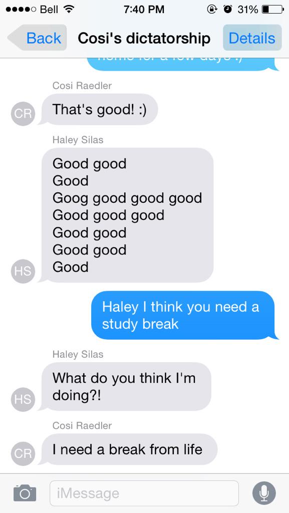 HaleyThings's tweet photo. It's finals season and Haley is suffering #PrayForHaley2015 http://t.co/wTVmGFDTm3