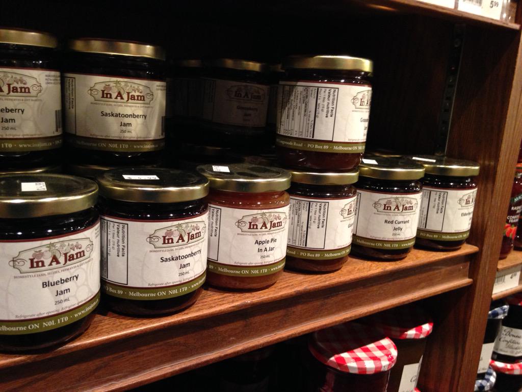in_a_jam's tweet photo. We just delivered jams and relish into @Remark_London. Find your favourite variety on your next visit! http://t.co/wovGvandHC