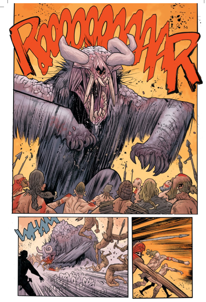 One of my favorite pages from the last BPRD arc in #127. @Dragonmnky's colors are so darned perty. 