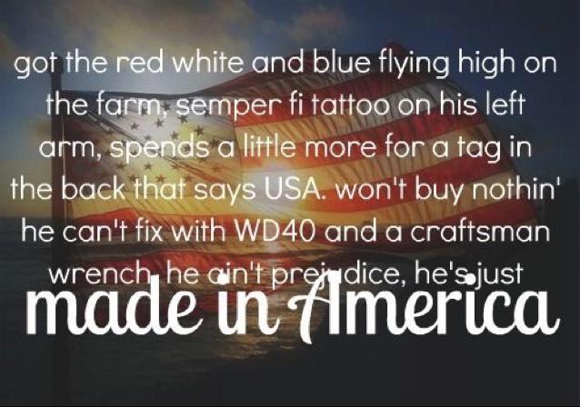 CountryJammin's tweet photo. "....he's just Made In America"
-Toby Keith http://t.co/5i42oBz2Yd