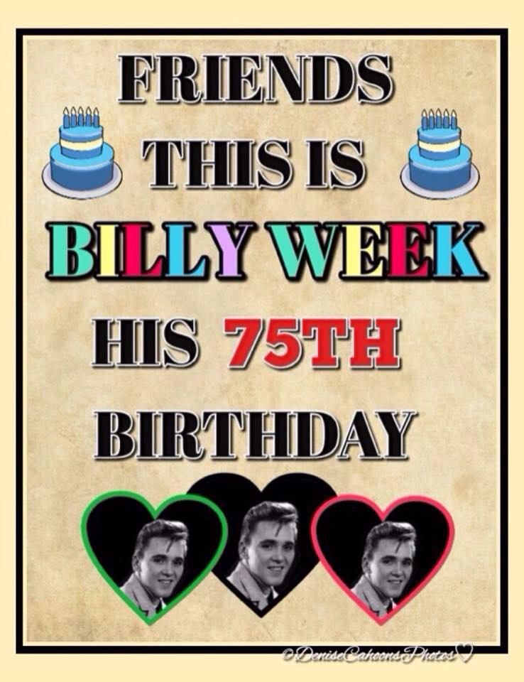 HAPPY 75TH BIRTHDAY BILLY FURY 
