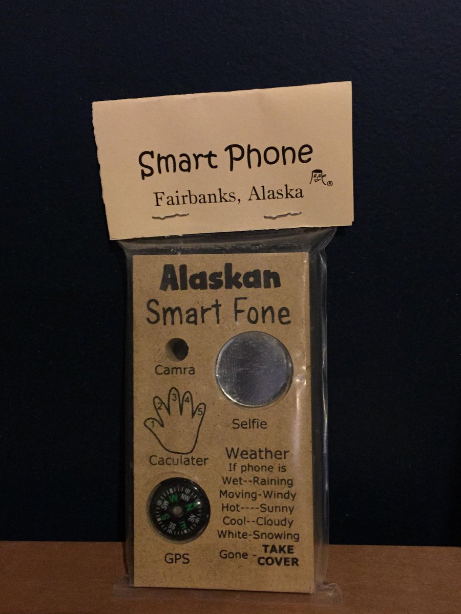 iPhone 6, Samsung Galaxy S6, or this Alaskan Smart Phone? :D