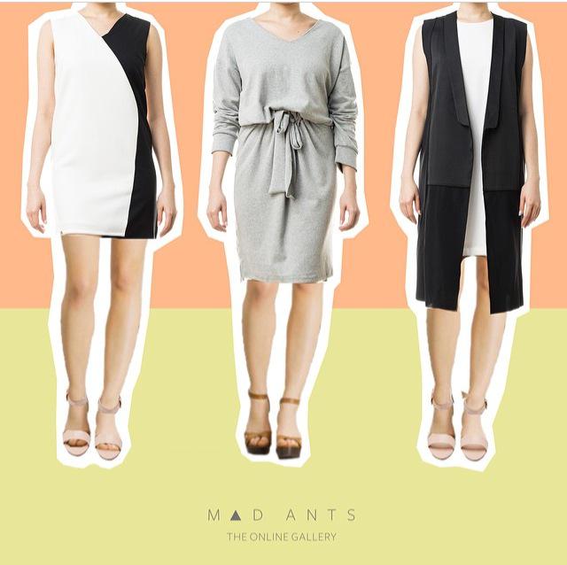 Sophisticated in #monochrome. Available at mad-ants.com  

 #fashion #dress #gaun
