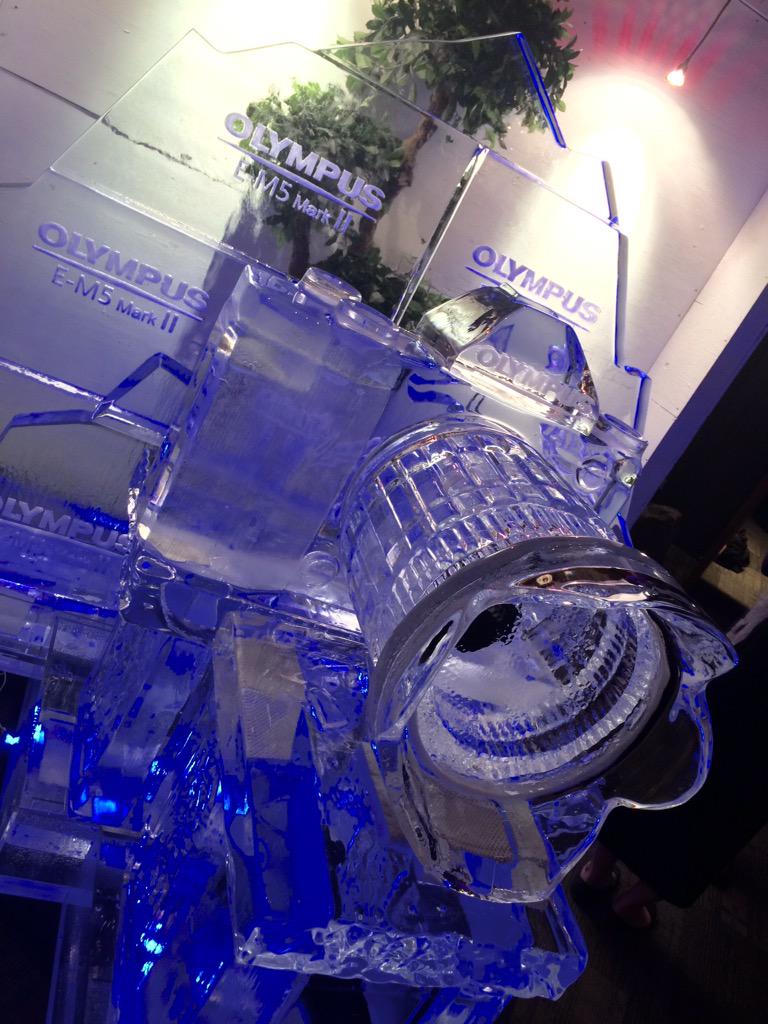 MtnWanderer's tweet photo. Wow!! Only three photographers and I'm already blown away!! #WSSF #olympusshowdown🎉 Sweet ice sculpture too😉 http://t.co/VtUDMu5i43