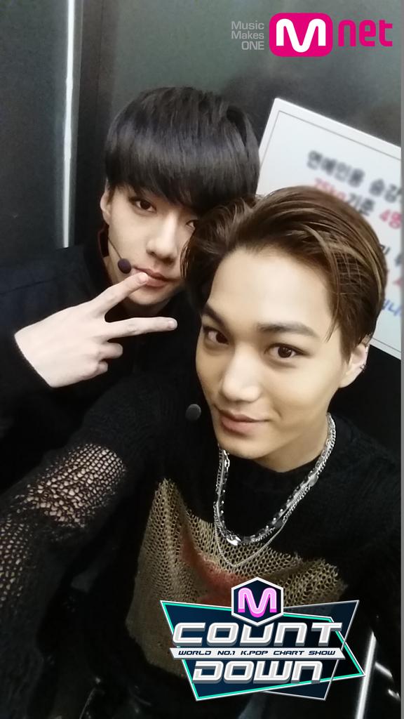 MnetMcountdown's tweet image. 무대 위 진정한 시선강탈자 #엑소 #카이 군과 #EXO 제대로 살려주는 #세훈 군! 오늘 오후 5시  #엠카운트다운 무대에서 만나요오
