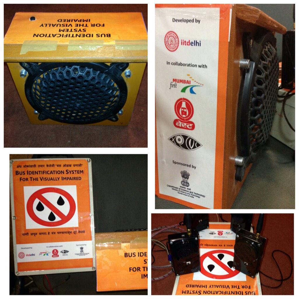 XRCVC's tweet image. All set to demo #Onboard! The first of its kind Bus Identification Device. #Assistech, #XRCVC, #BEST, #MumbaiFirst