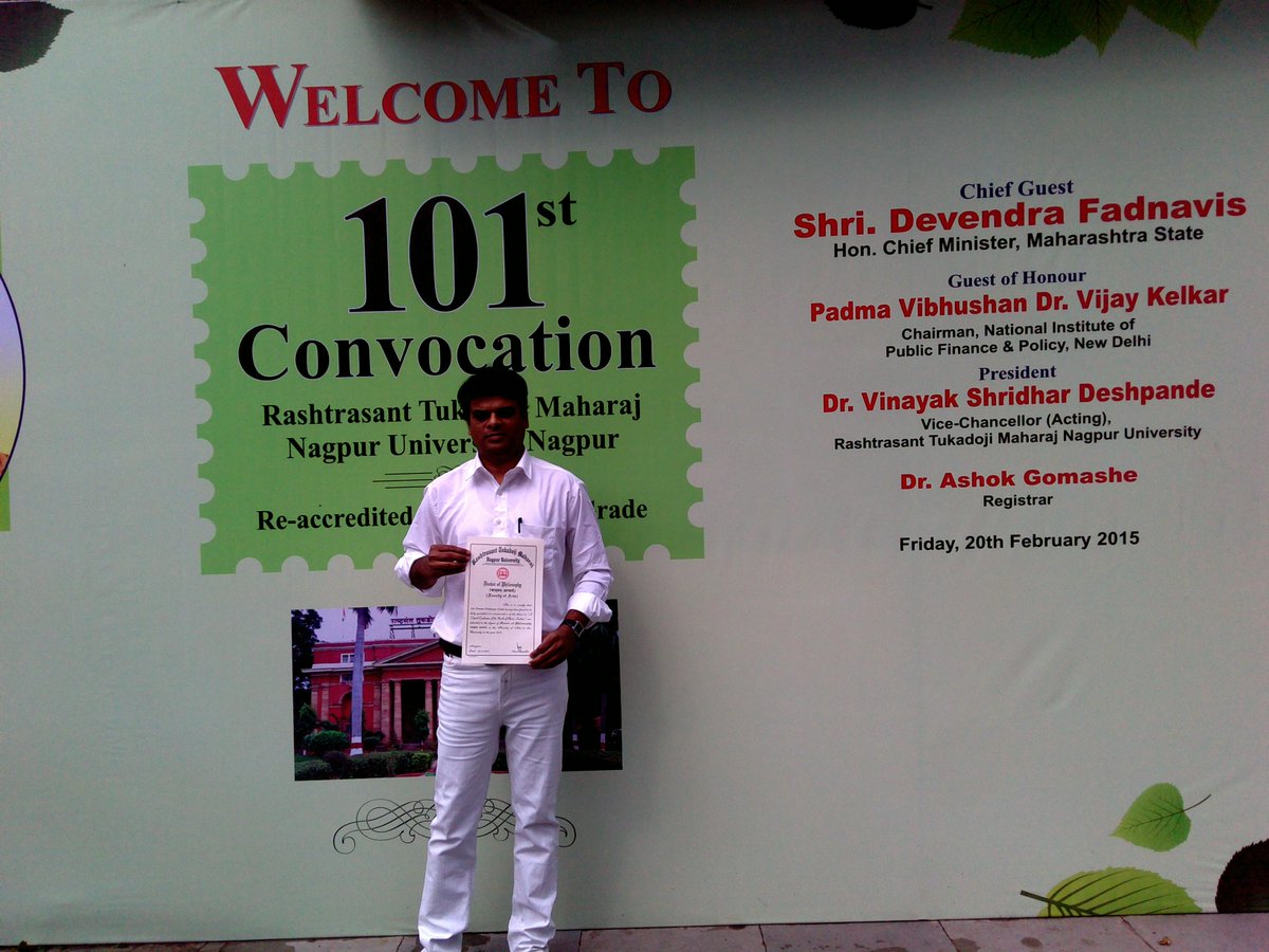 Dr. Praveen Domle , Asst Prof. Dept of  Mathematics and Humanities , has recently been awarded the  PhD in English