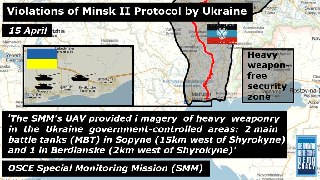 Нарушения перемирия по данным ОБСЕ 