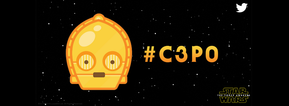 thenextweb's tweet photo. Twitter now has Star Wars emoji! #C3PO #Stormtrooper #BB8 #TheForceAwakens http://t.co/9v0ujjJ4PR http://t.co/hr3UvxDFJp
