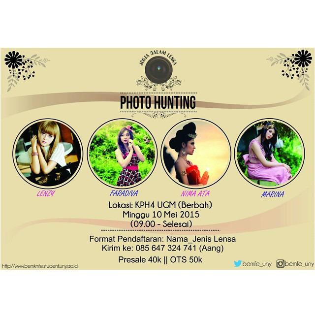 bemfebuny's tweet photo. "Jogja Dalam Lensa" Photo Hunting 
Lokasi : KPH4 UGM (Berbah)
Minggu, 10 Mei 2015
(09.00 - Selesai) http://t.co/7yc36BhINL
