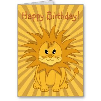 HAPPY BIRTHDAY ! Here\s a cute lion for you ^^ 