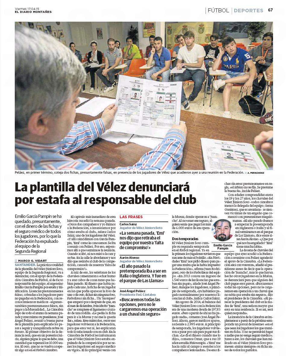 YEYDA's tweet photo. Retwittear x favor: Esto no tiene q volver a pasar nunca en la .@fcf_es. Ánimo a la plantilla del @Velezarce12. http://t.co/QBHcRKMhSY