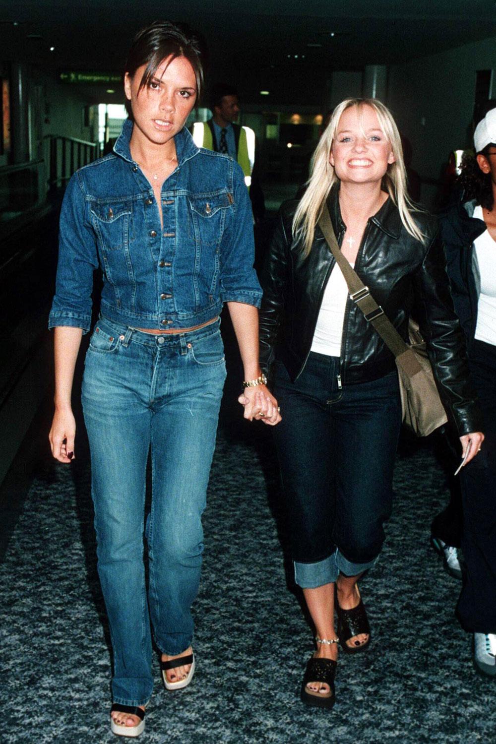 Double denim in 1998. Happy birthday to the fabulous, ever fashion-forward 