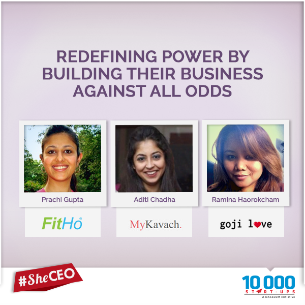 Fitho's tweet photo. RT “@NASSCOMStartUps Congratulating @MyKavachh, @gojilove14 &amp; @Fitho #SheCEO #WomenTechship http://t.co/ntGDHLgu9L” @prachi4