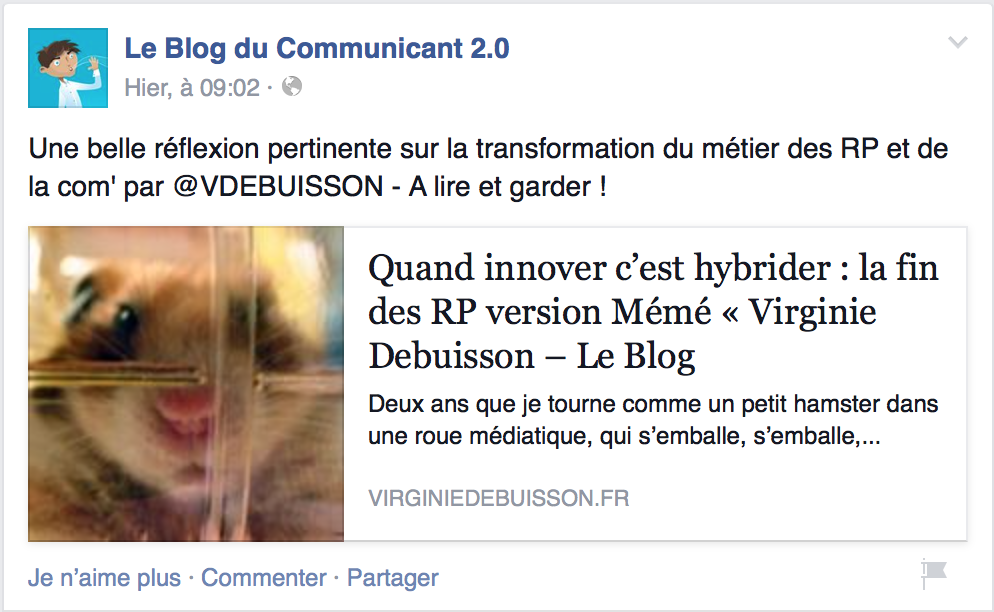 YenBuiPro's tweet photo. Bravo @VDEBUISSON pour cette mention de votre article sur le Blog du Communicant 2.0 par @olivcim ! #RPstrategy http://t.co/2J1FH9QeY9