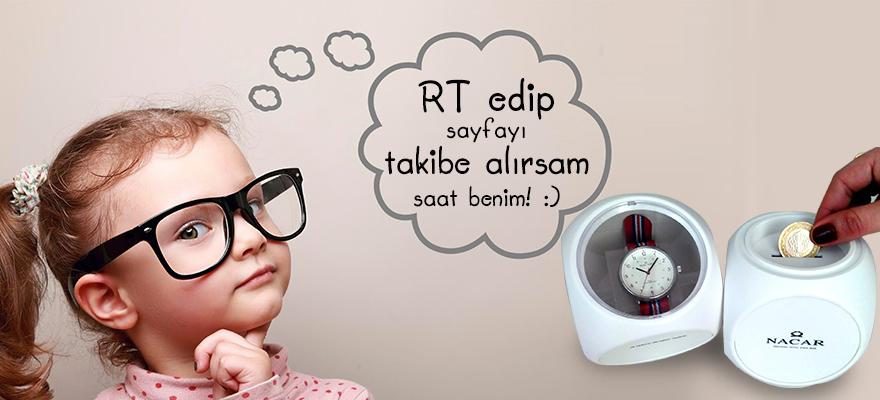 Nacar'dan ülkemizin aydınlık geleceği çocuklarımız için...
RT et, bizi takibe al ve NacarSaat kazanma şansını yakala!