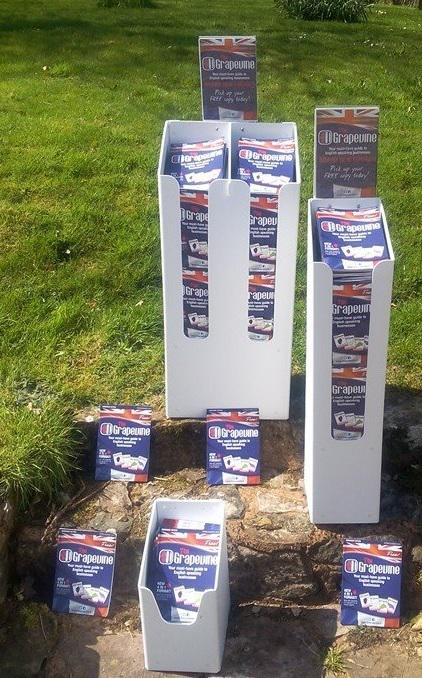 grapevinefrance's tweet photo. New Grapevine Directories are out in all local supermarkets,shops &amp; airports across the Dordogne.Pick up yours today! http://t.co/BxvXaULicK