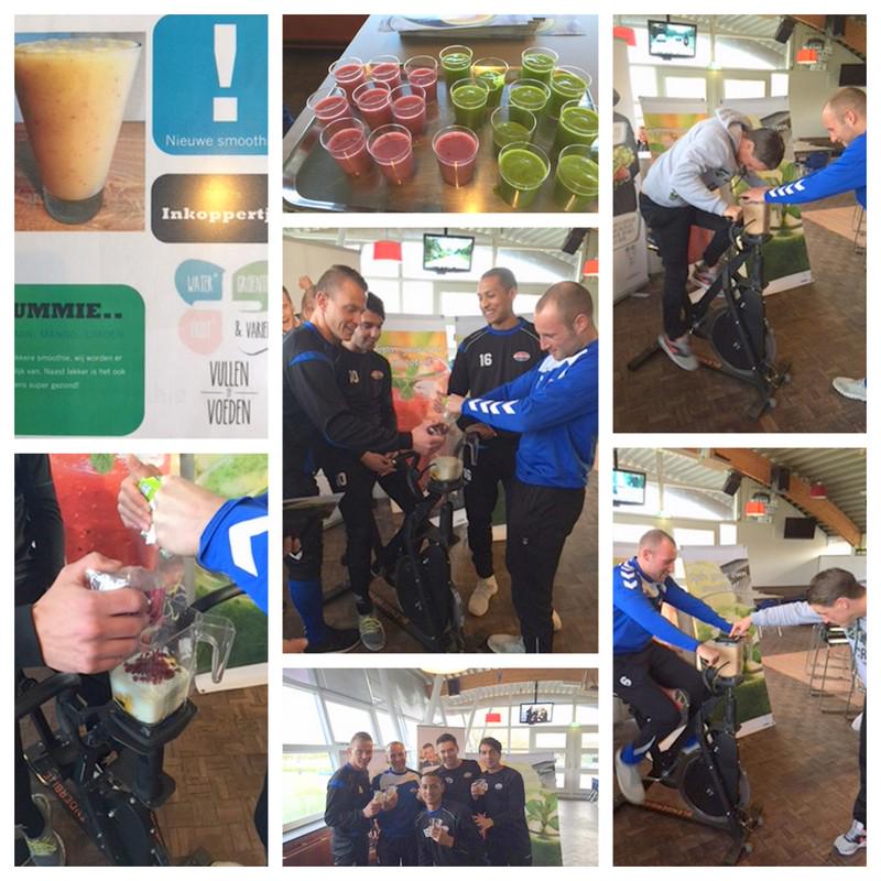 ASC Nieuwland heeft een super toffe smoothieweek beleefd met onze blenderbike! <a href="/vullenofvoeden/">Vullen of Voeden</a>