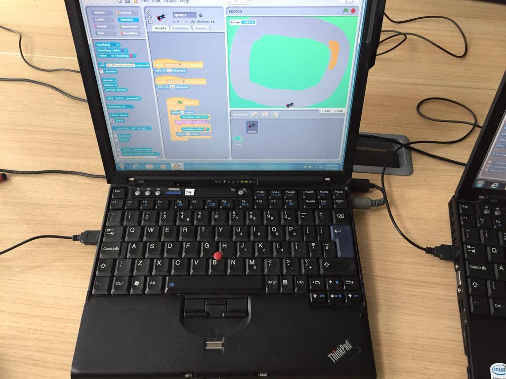 MrLauIT's tweet image. Started the day with some #scratch &amp;amp; looking at peer assessment #raspberrypi @teknoteacher @davidames